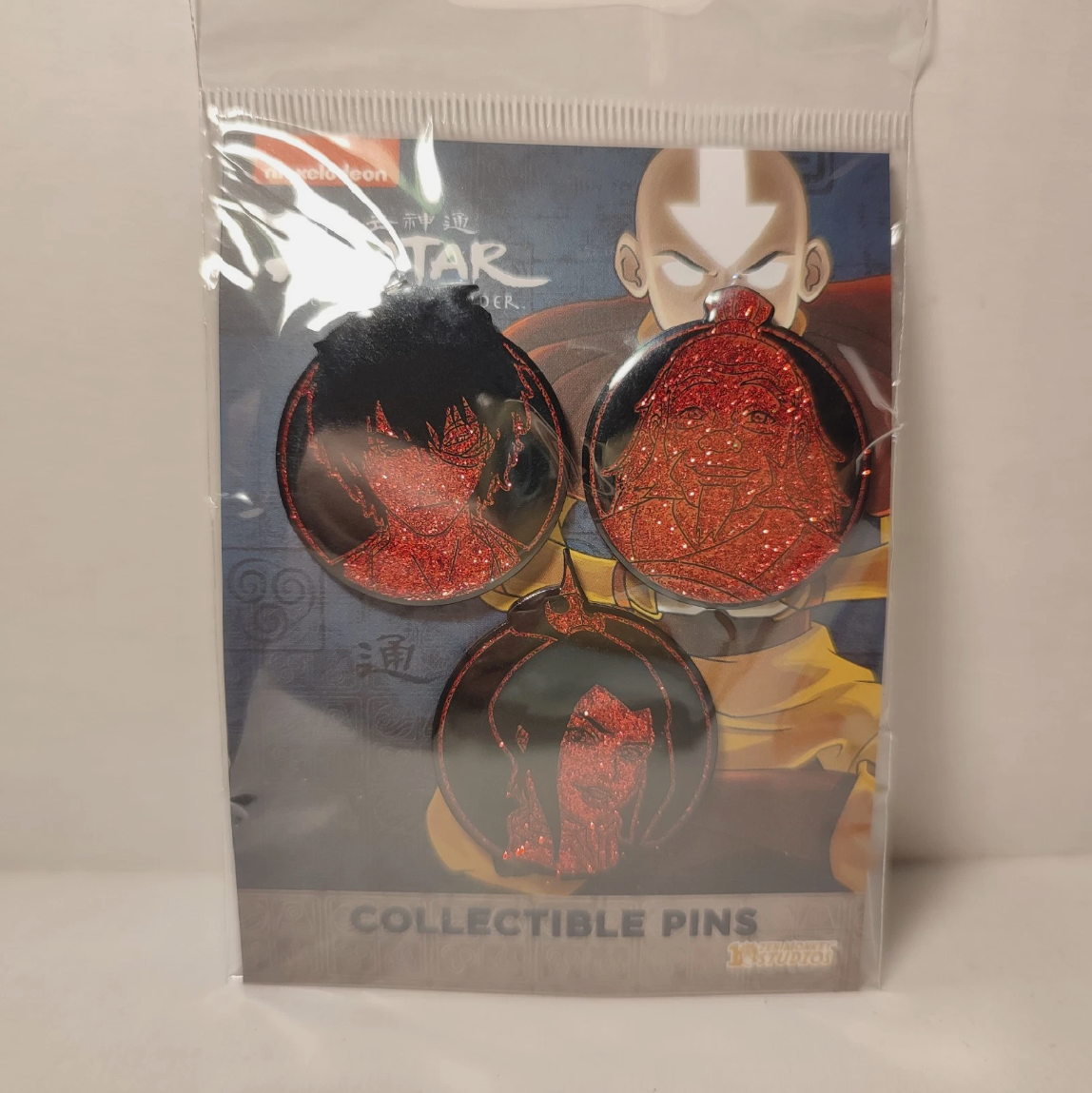 Avatar The Last Airbender - Firebenders Set Of 3 Pins