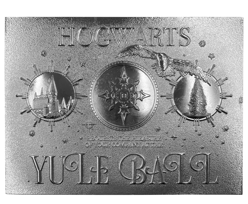 Harry Potter - Yule Ball Invitation .999 Silver Plated Ticket