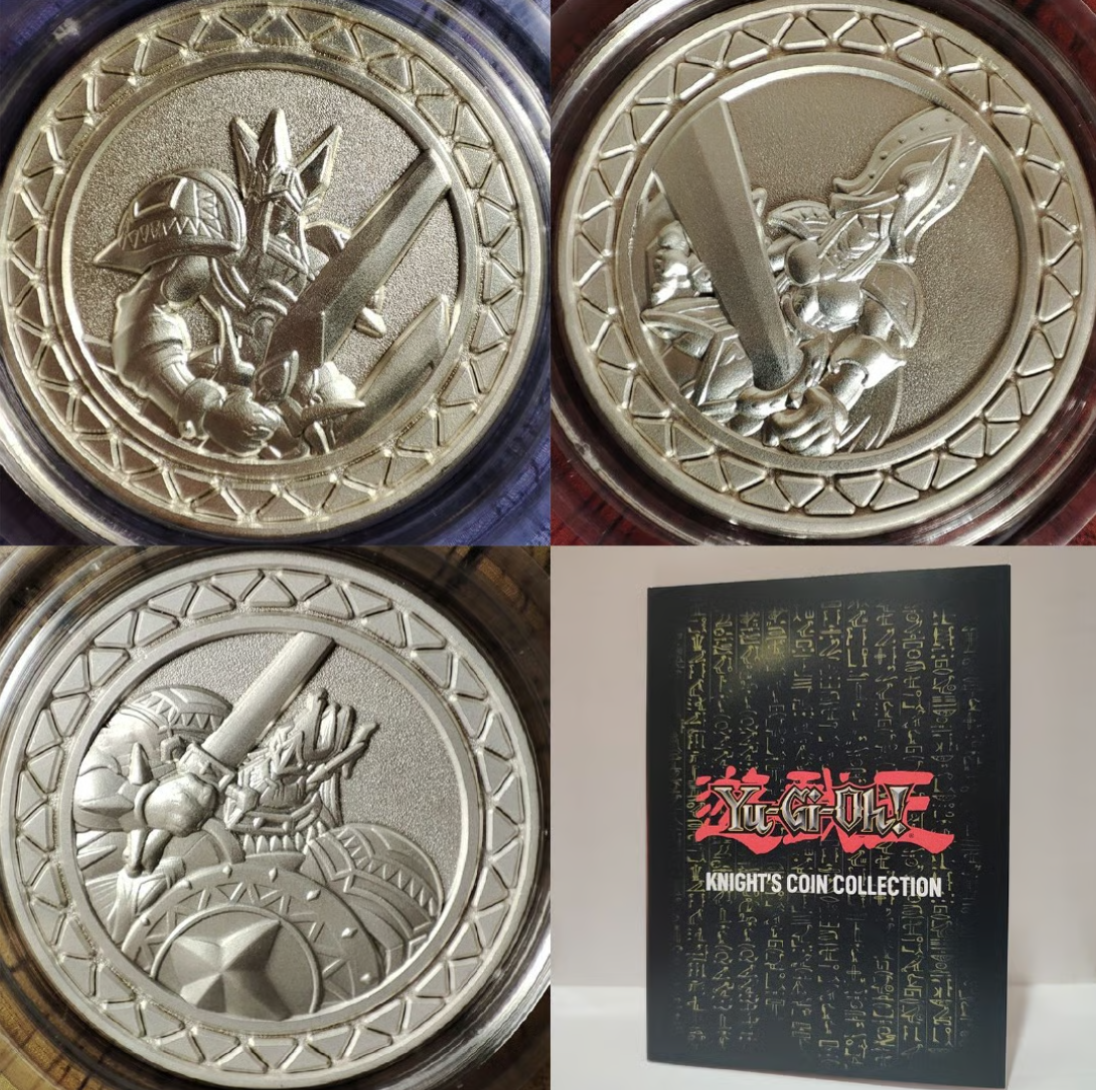 Yu-Gi-Oh! - Knights Album Set of 3 .999 Silver Plated Coins