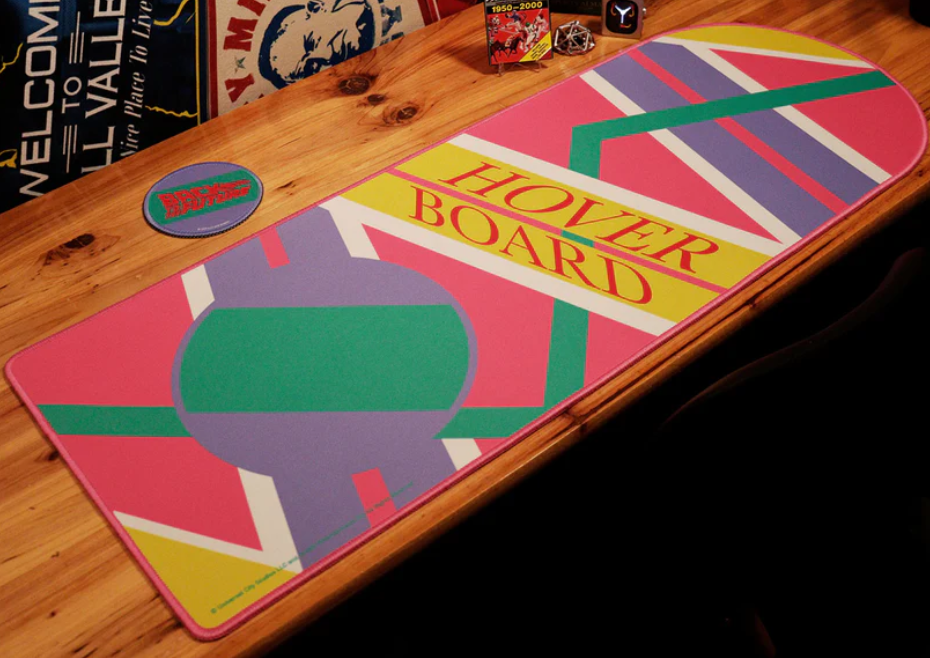 Back To The Future - Hoverboard XL Deskpad & Coaster Set