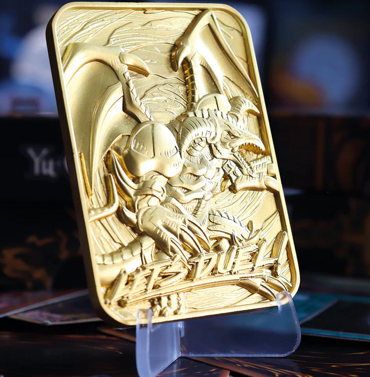 Yu-Gi-Oh! - Black Skull Dragon 24k Gold Plated Ingot