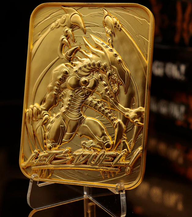 Yu-Gi-Oh! - Gandora The Dragon Of Destruction 24k Gold Plated Ingot