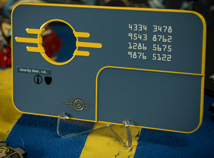 Fallout - Vault Security Keycard Metal Replica
