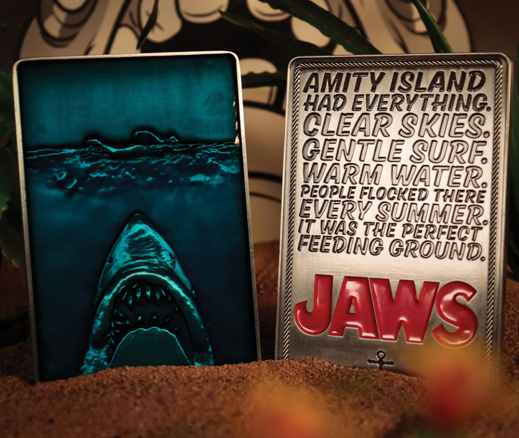 Jaws- 50th Anniversary Poster Ingot