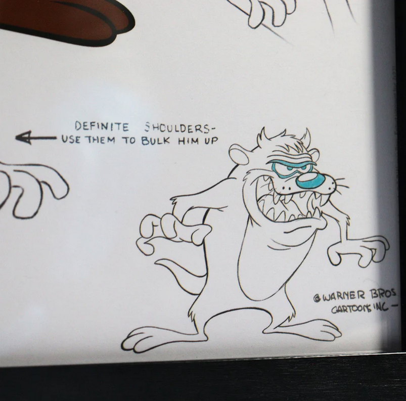 Looney Tunes - Tasmanian Devil Fan Cel Art Print