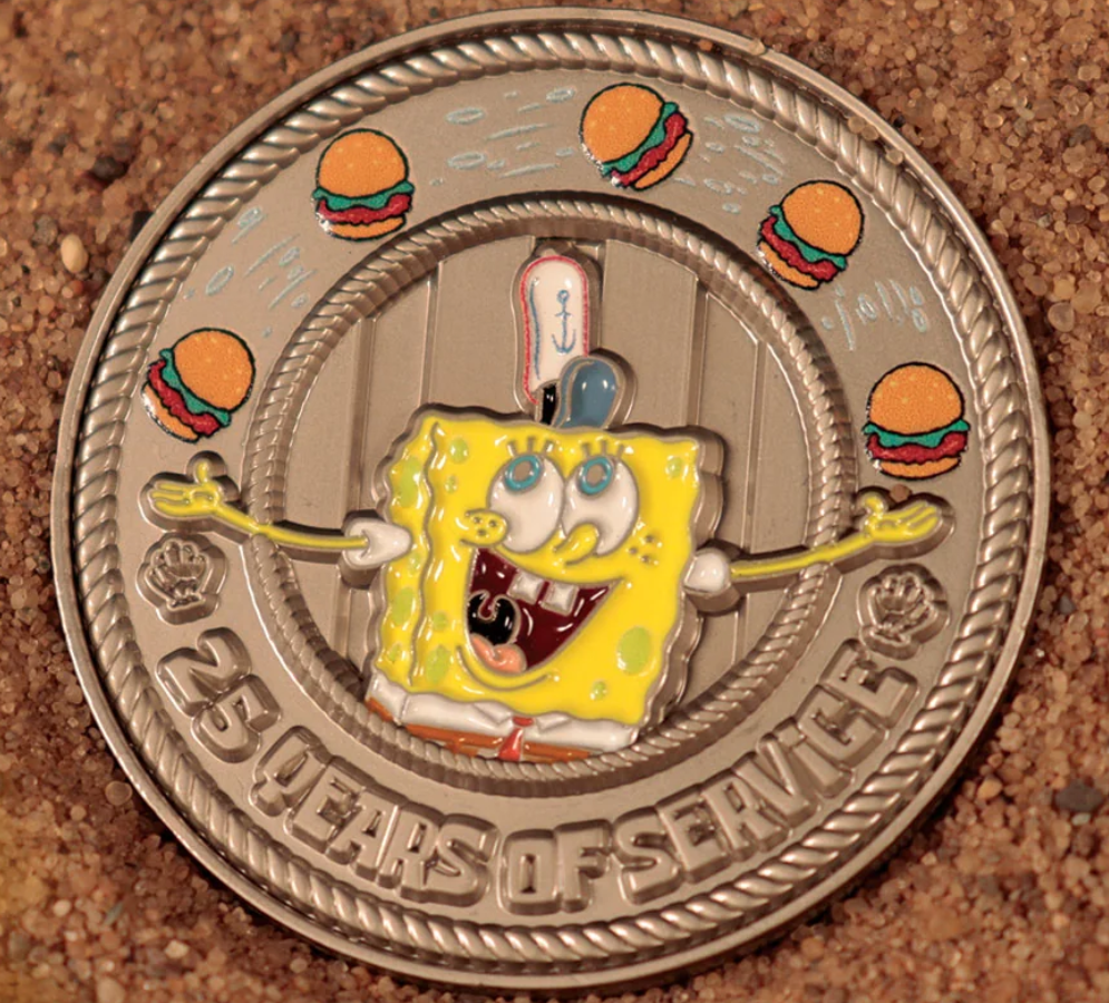 Spongebob Squarepants - 25th Anniversary Colored Coin