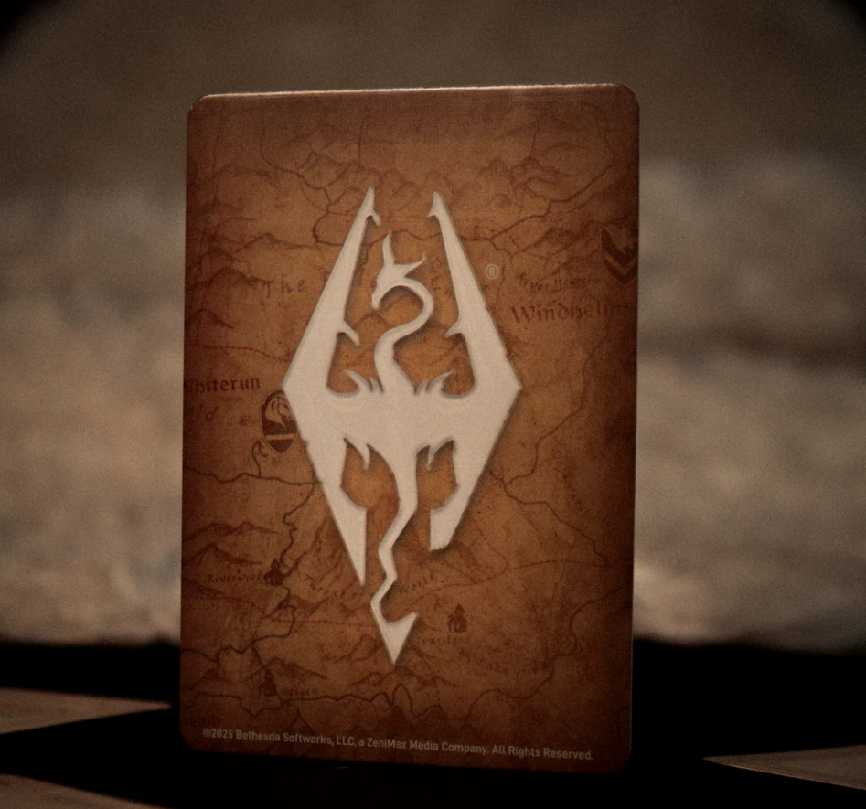 The Elder Scrolls Skyrim Playing Cards Unique Illustrations 54 Card Deck