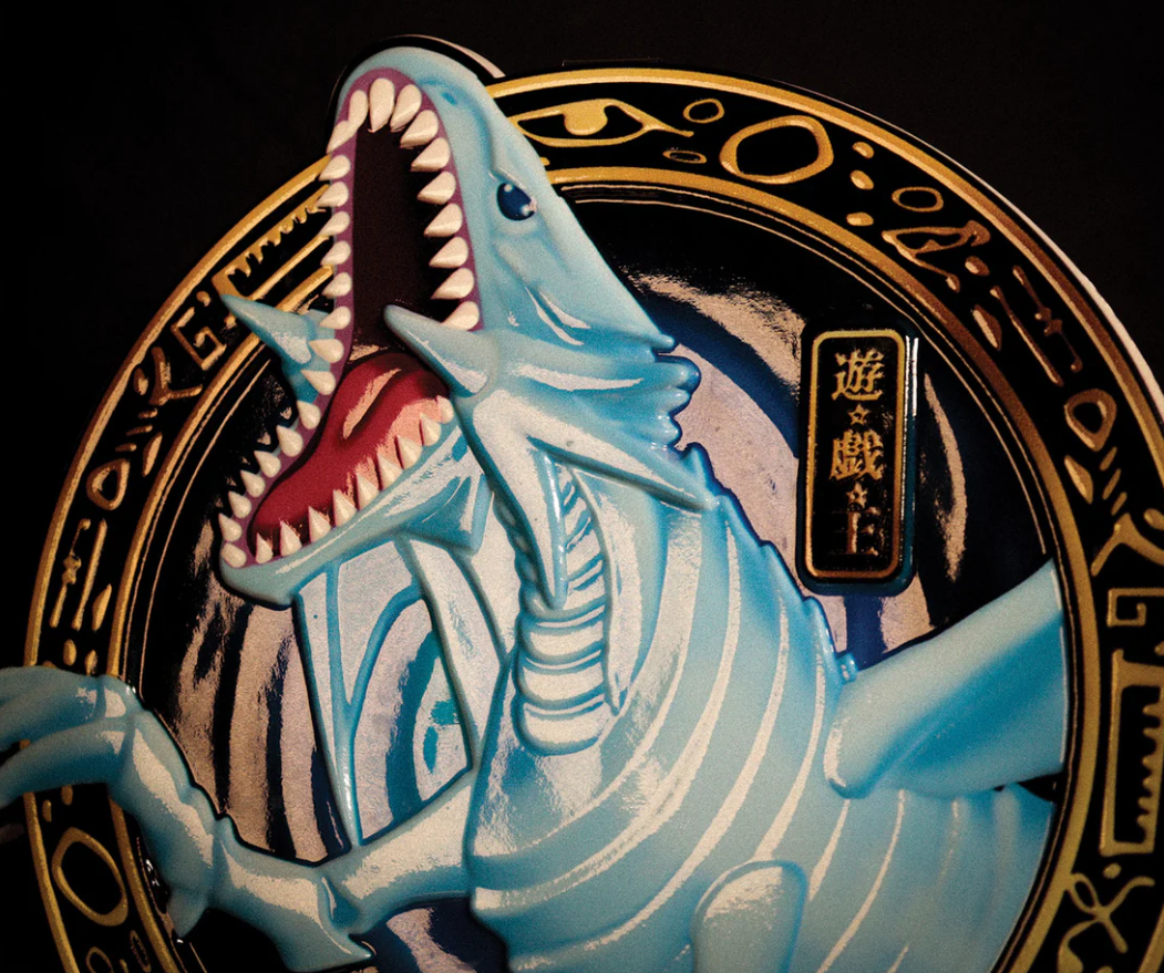 Yugioh Blue Eyes White Dragon 3D Resin Wall Plaque