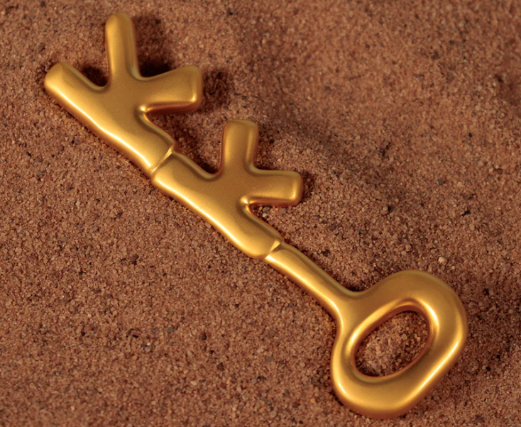 Spongebob Squarepants - 24k Gold Plated Krusty Krab Key Replica