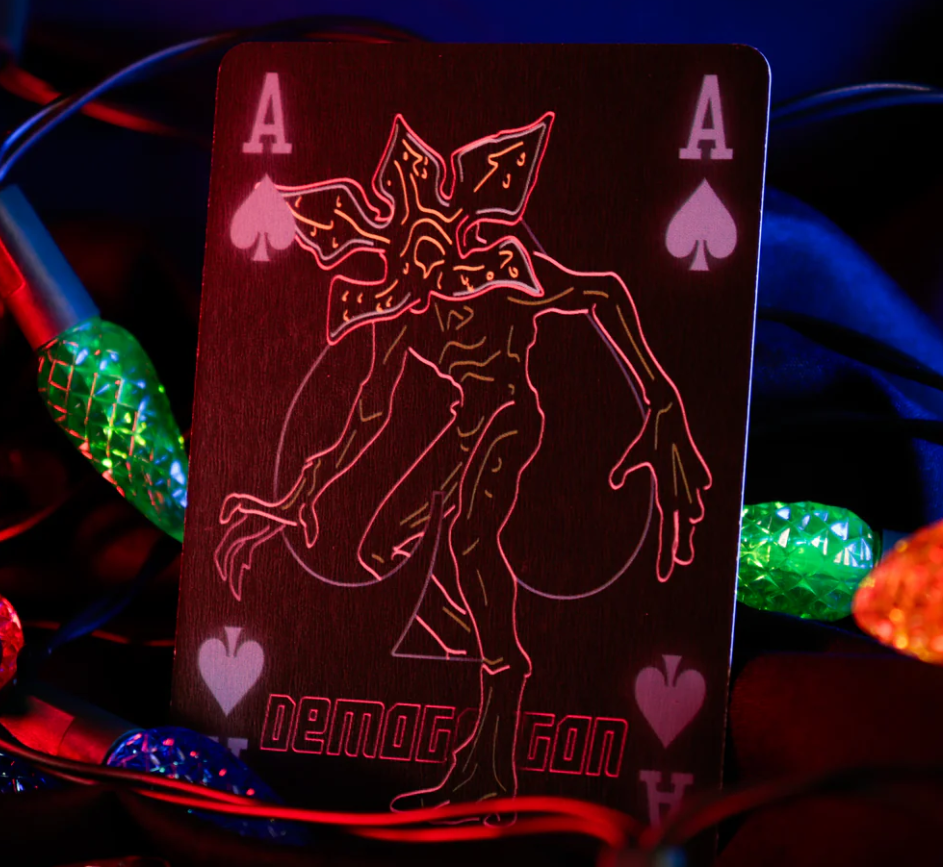 Stranger Things Playing Cards Unique Illustrations 54 Card Deck