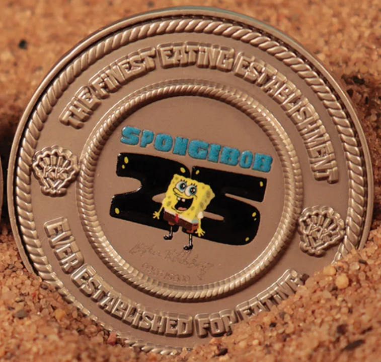 Spongebob Squarepants - 25th Anniversary Colored Coin