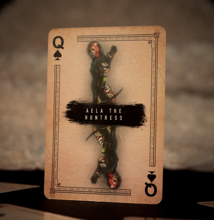 The Elder Scrolls Skyrim Playing Cards Unique Illustrations 54 Card Deck