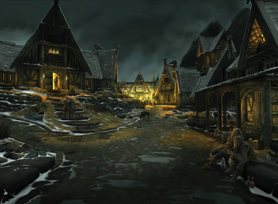 Skyrim - Lithograph Limited Edition Art Print Set