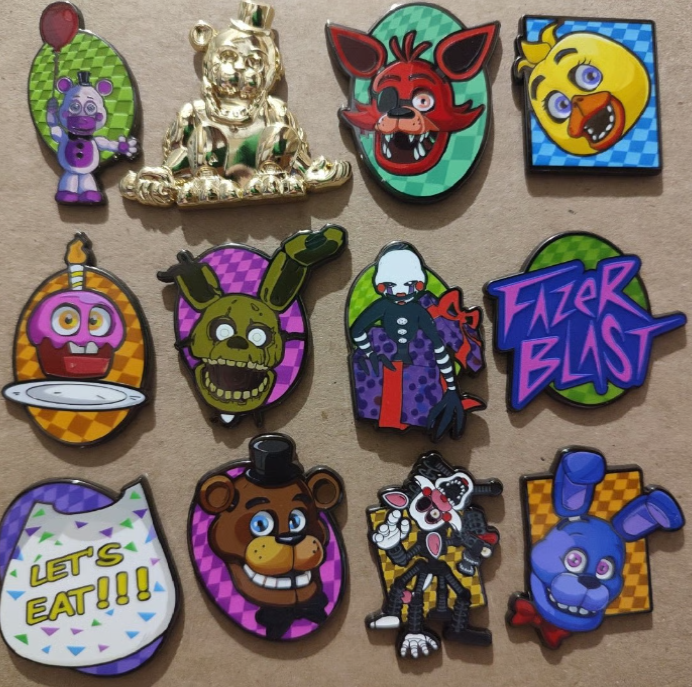 Five Nights At Freddy's - Mystery Pin Badge Series box (1 random pin)