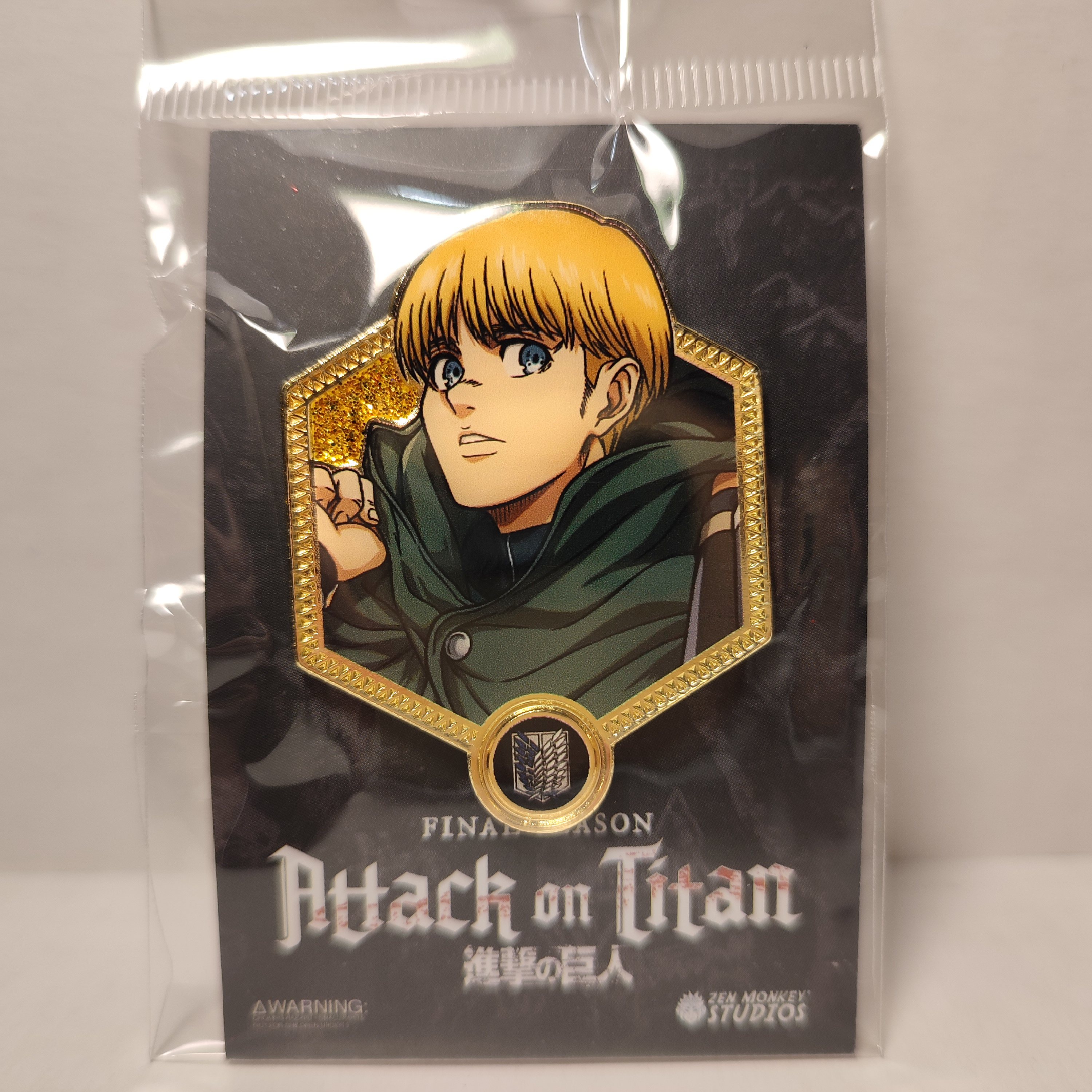 Attack On Titan - Armin Arlert Golden Series 2 Enamel Pin