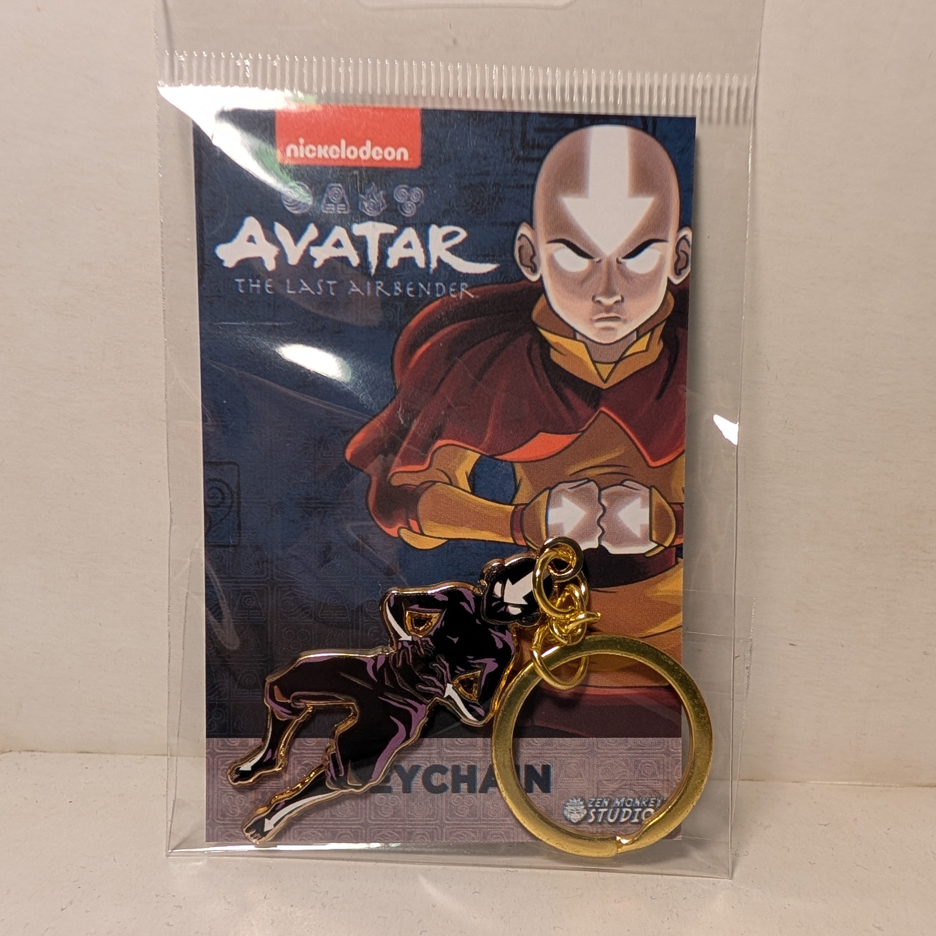 Avatar State Aang Keychain Official Collectible Nickelodeon Airbender Keyring