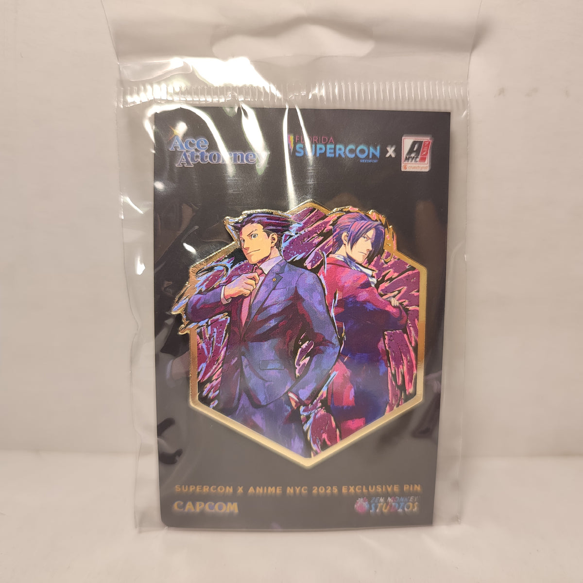 Ace Attorney - Back To Back Painterly Series Pin