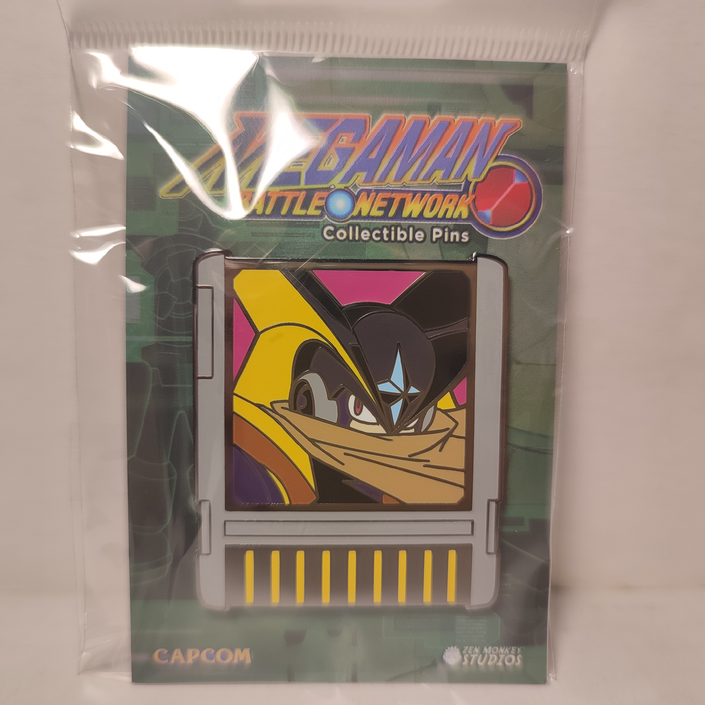 Mega Man Battle Network - Bass Navi Chip Enamel Pin