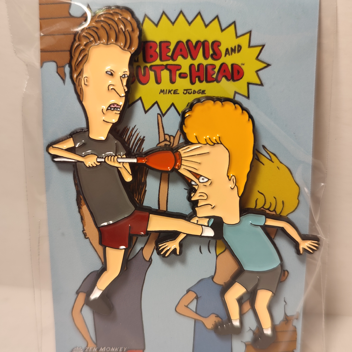 Beavis And Butthead - Plunger Harassment Pin
