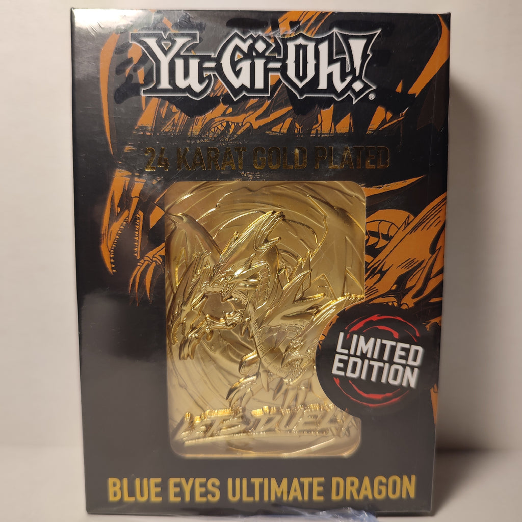 Yu-Gi-Oh! - Blue Eyes Ultimate Dragon 24k Gold Plated Ingot