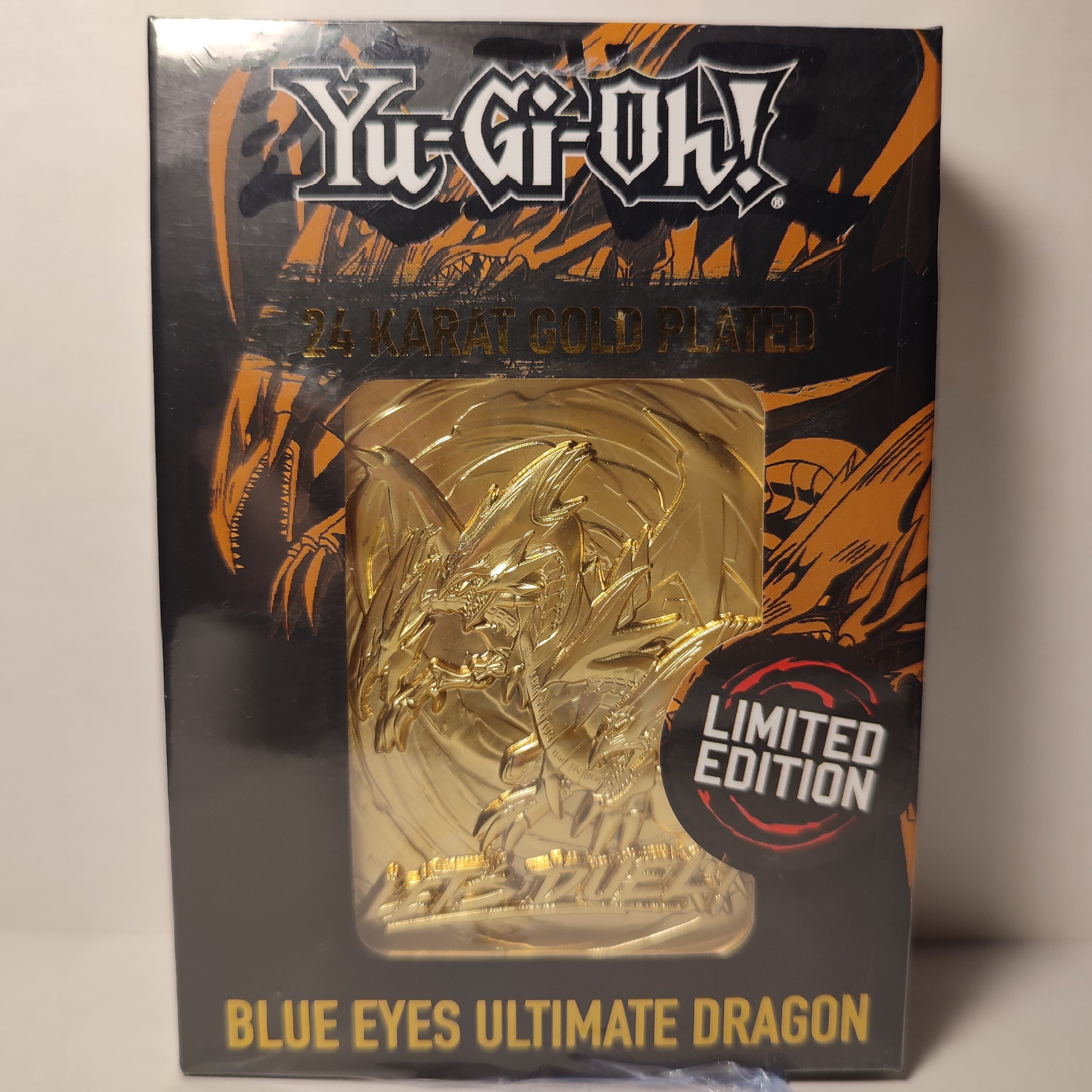 Yu-Gi-Oh! - Blue Eyes Ultimate Dragon 24k Gold Plated Ingot