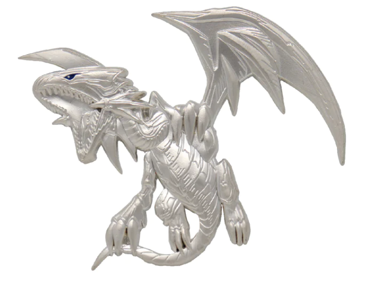 Yu-Gi-Oh! - Blue Eyes White Dragon XL .999 Silver Plated Badge