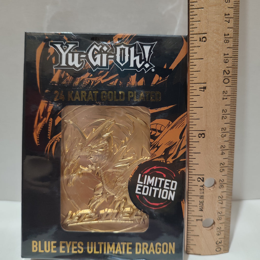 Yu-Gi-Oh! - Blue Eyes Ultimate Dragon 24k Gold Plated Ingot