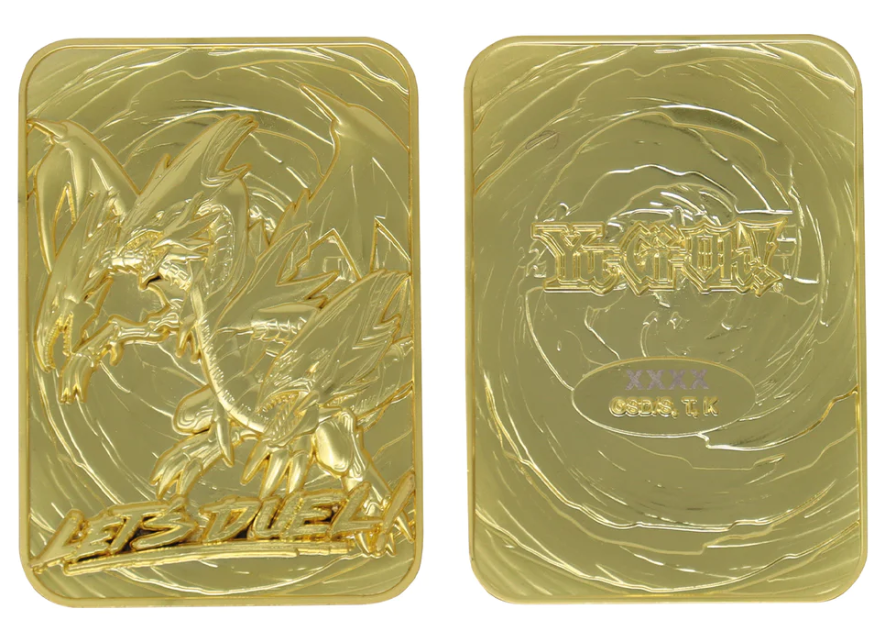 Yu-Gi-Oh! - Blue Eyes Ultimate Dragon 24k Gold Plated Ingot