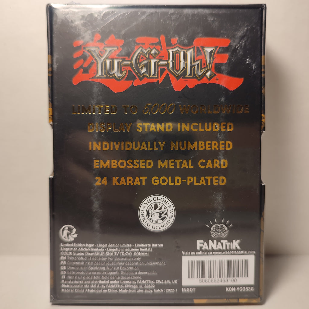 Yu-Gi-Oh! - Celtic Guardian 24k Gold Plated Ingot