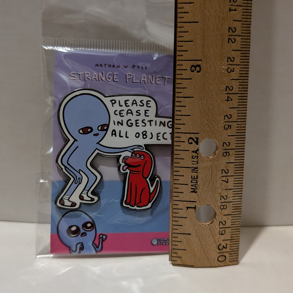 Strange Planet - Dog Enamel Pin