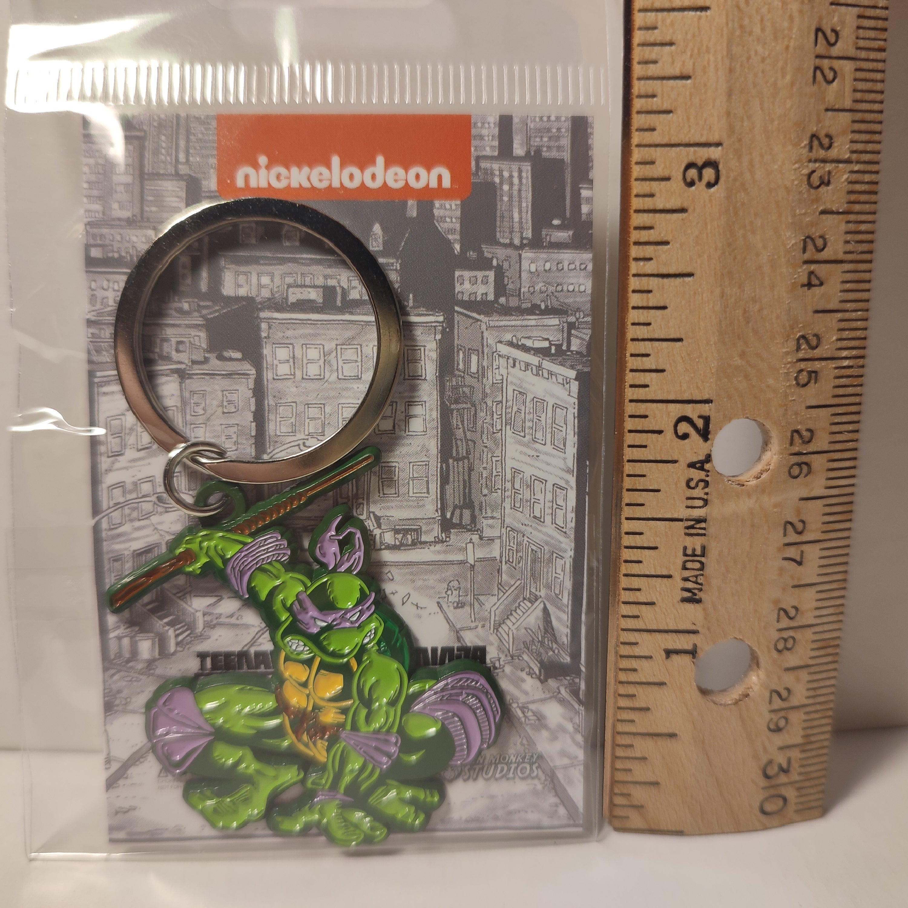 TMNT - Donatello Metal Keychain