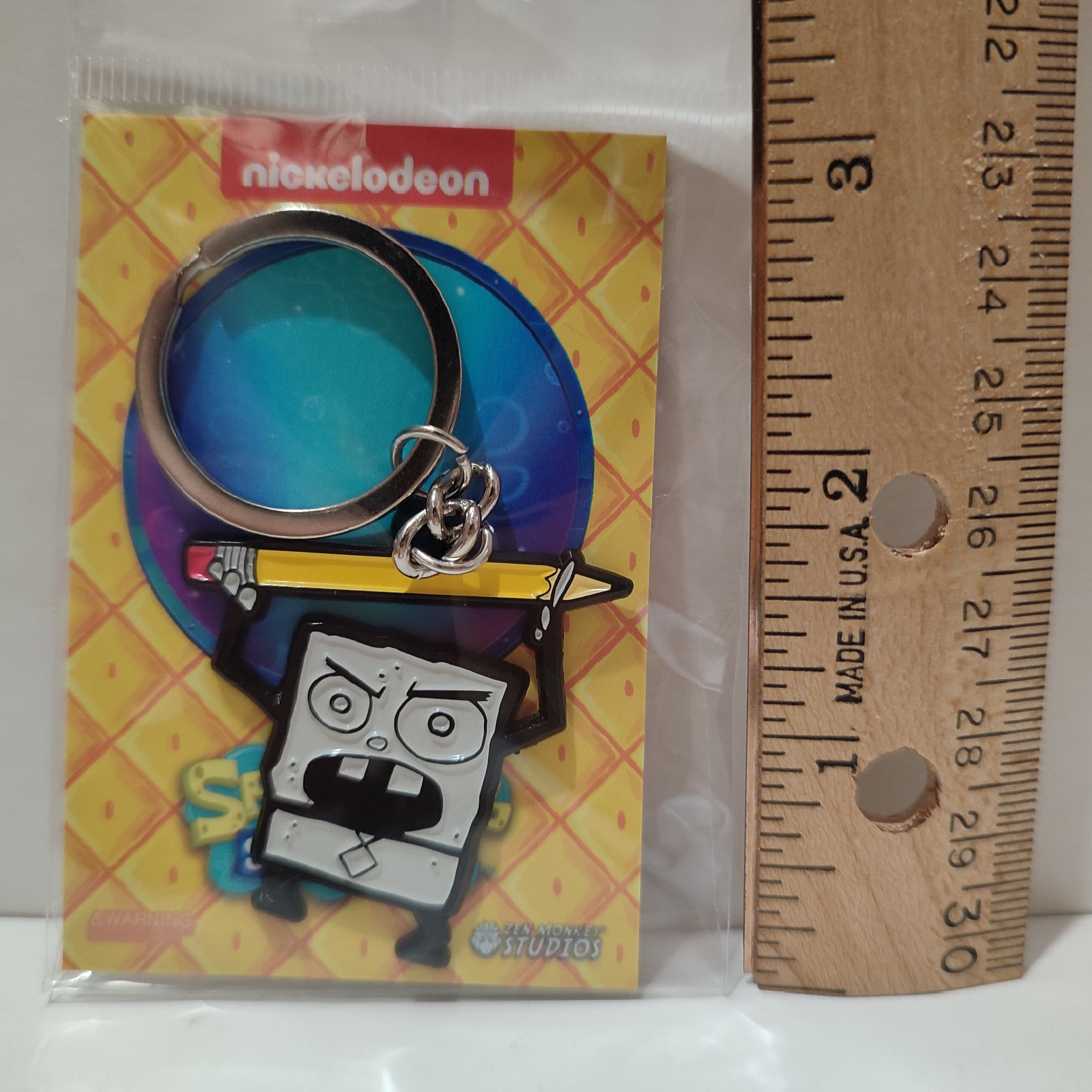 Spongebob Squarepants - Doodlebob Metal Keychain