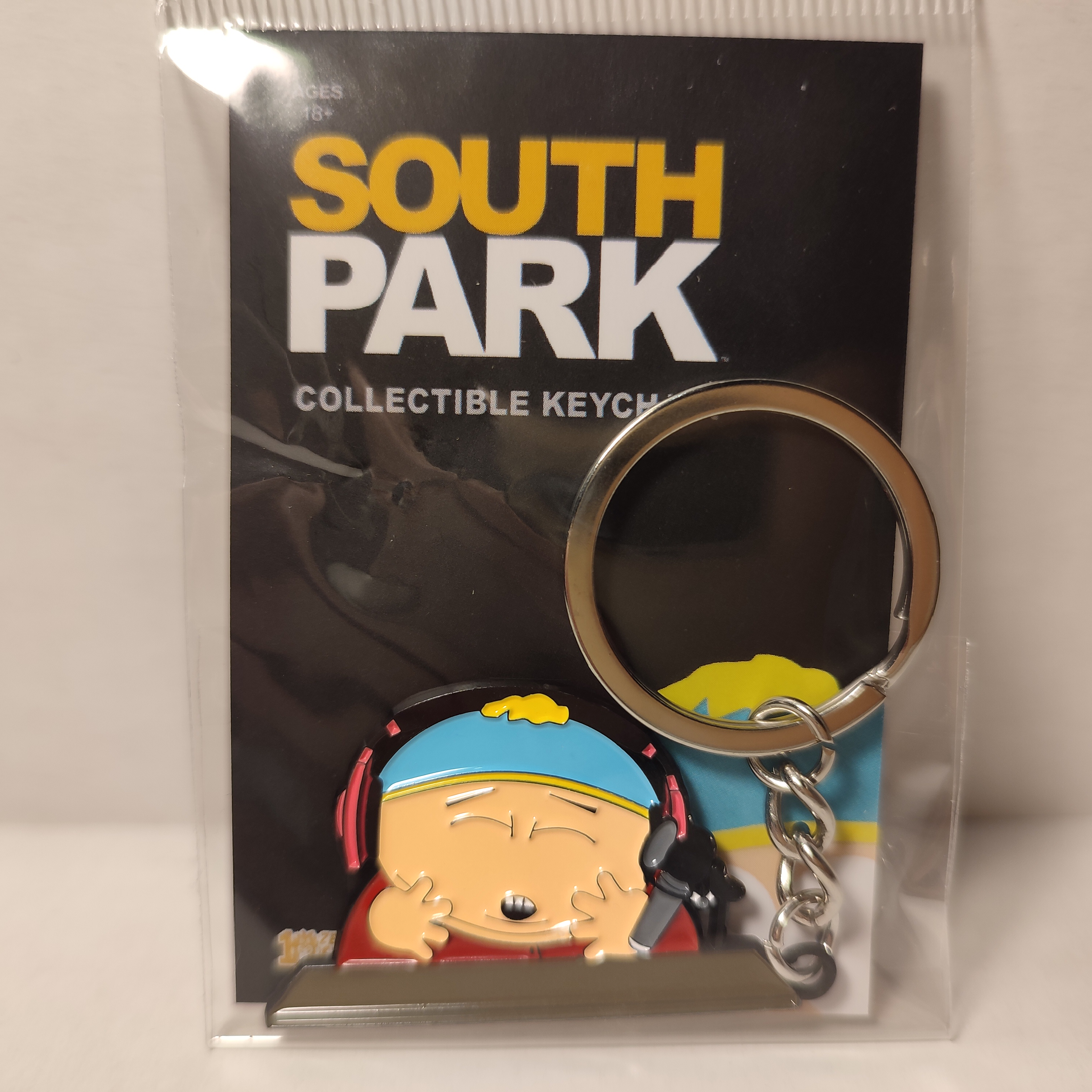South Park Eric Cartman Brah Keychain Official Cartoon Collectible Metal Keyring