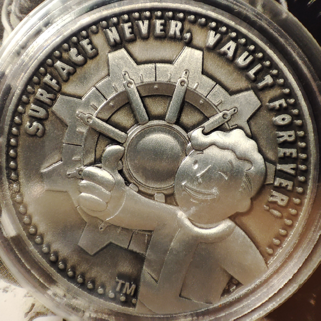 Fallout - Surface Never Vault Forever Coin