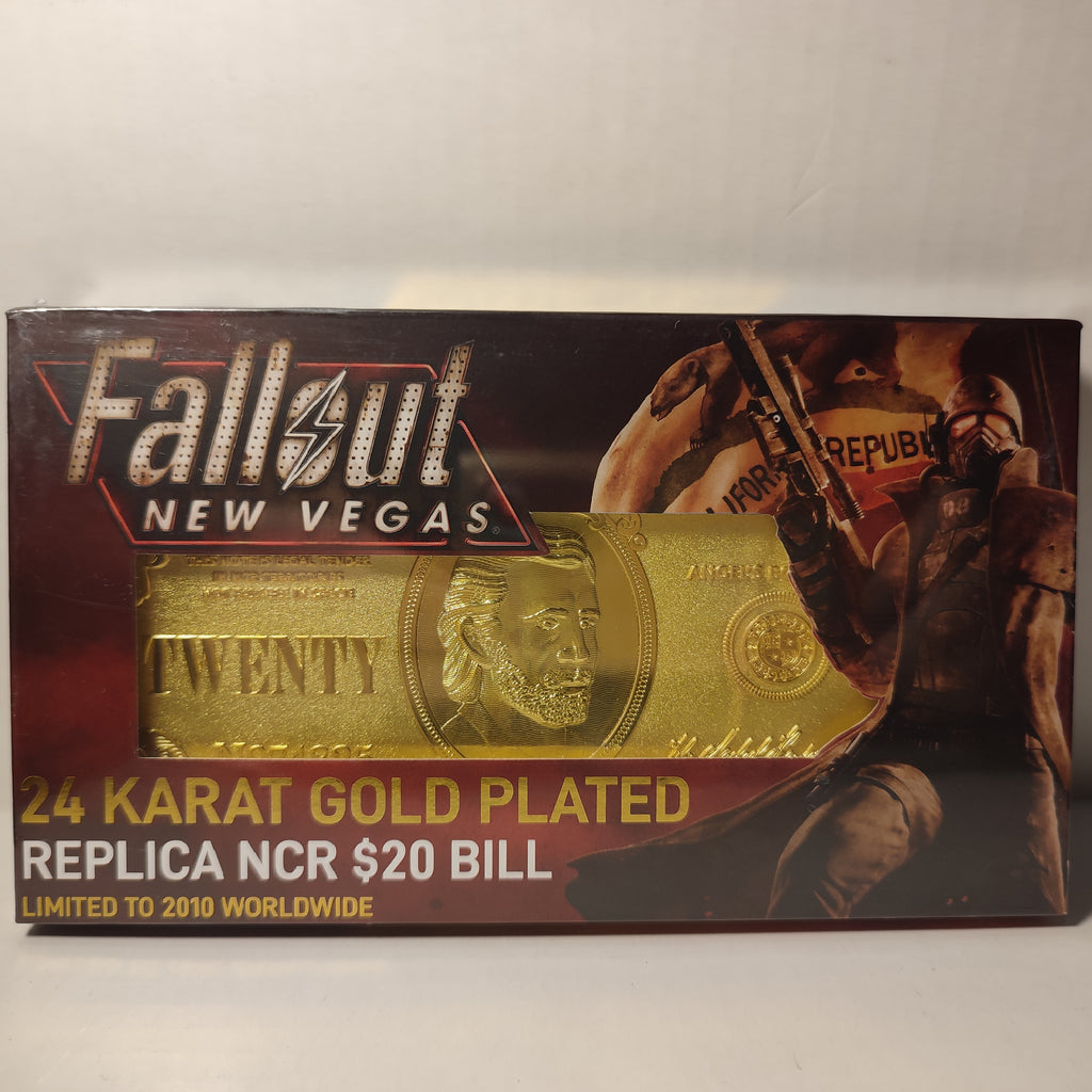 Fallout - 24k Gold Plated NCR Bill Replica