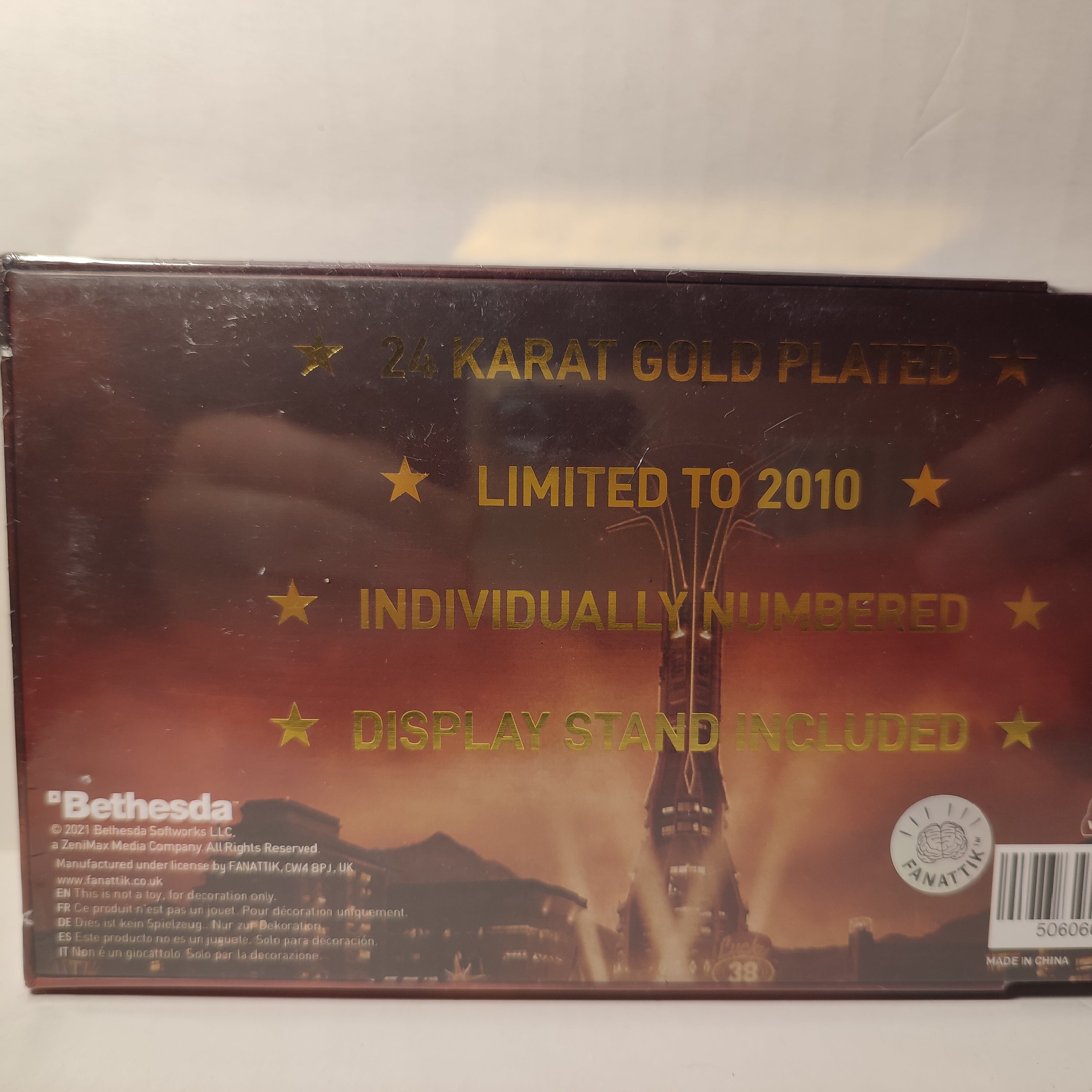 Fallout - 24k Gold Plated NCR Bill Replica