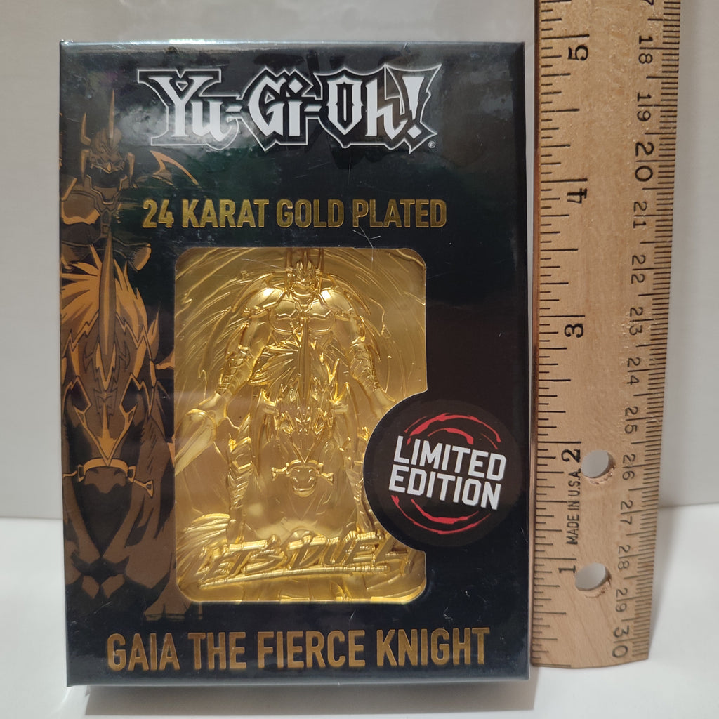 Yu-Gi-Oh! - Gaia The Fierce Knight 24k Gold Plated Ingot