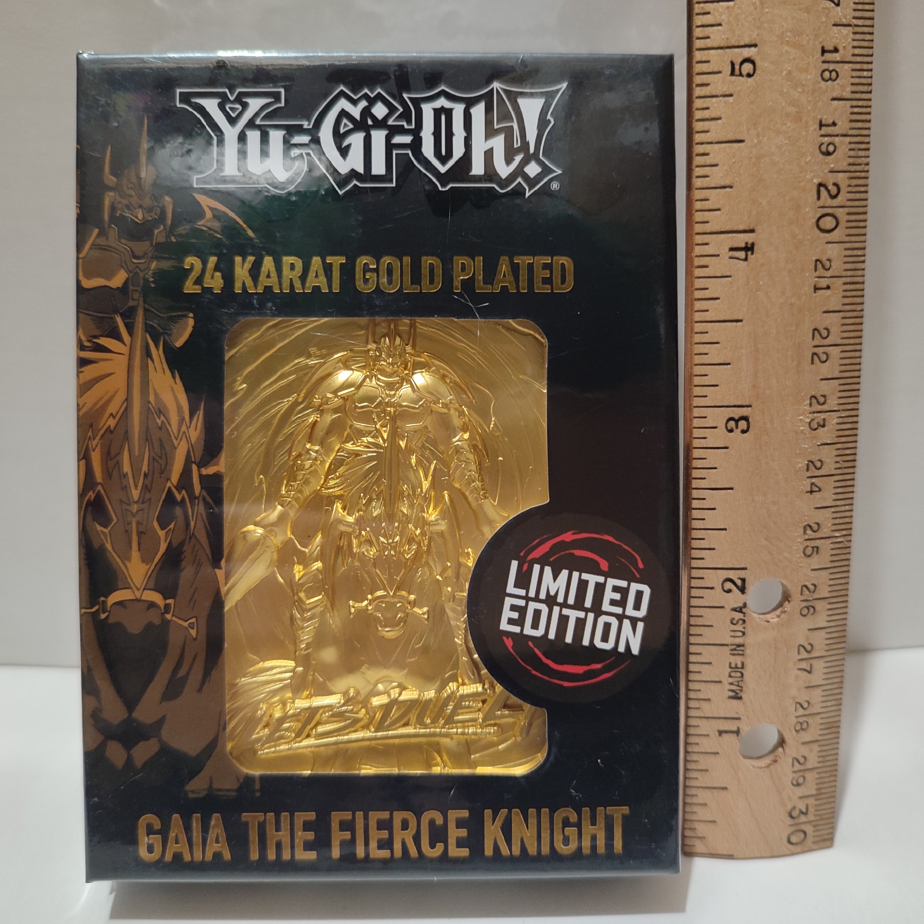 Yu-Gi-Oh! - Gaia The Fierce Knight 24k Gold Plated Ingot
