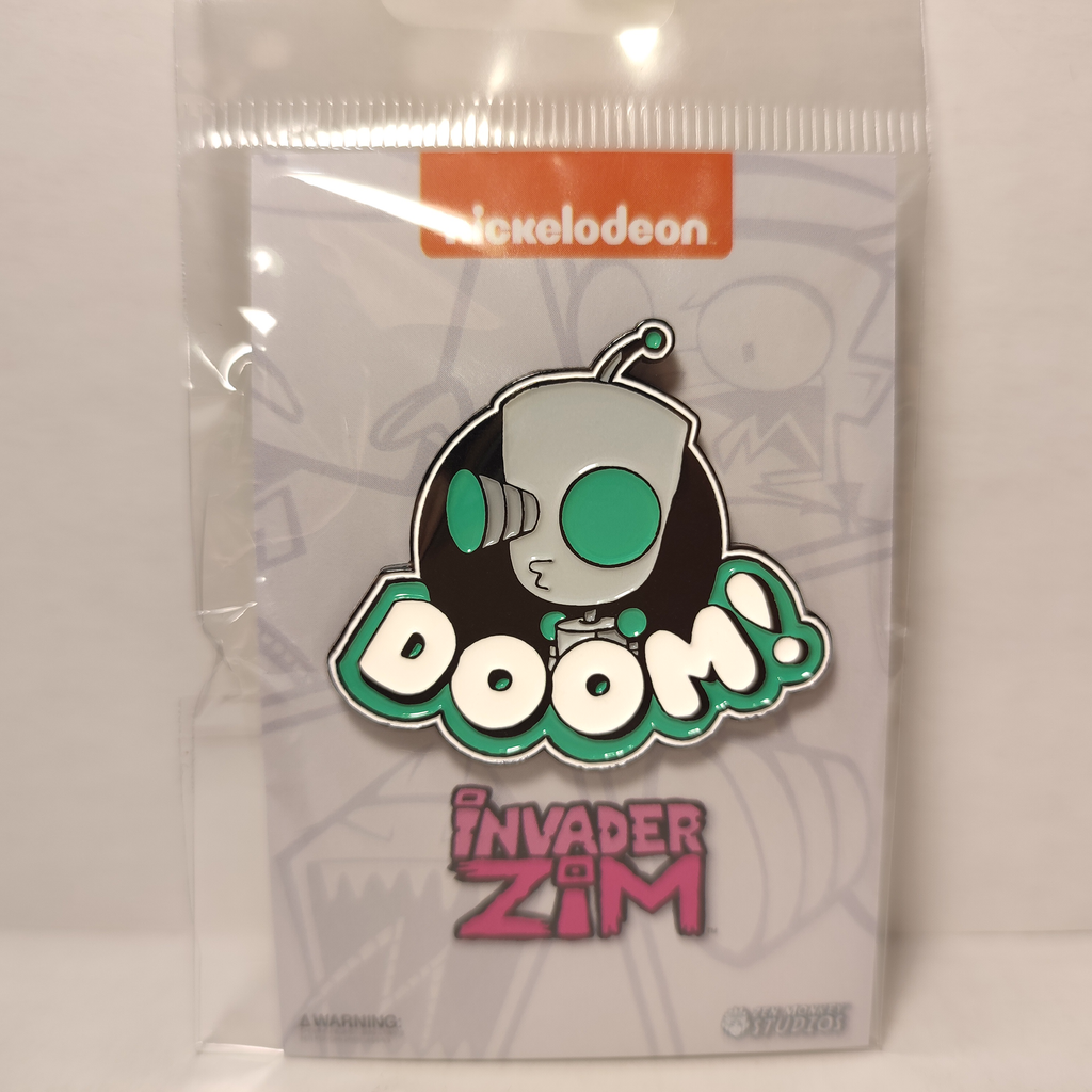 Invader Zim - Gir DOOM Enamel pin