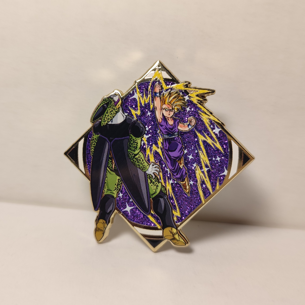 Dragon Ball Z - Famous Moments Gohan Punching Cell Pin