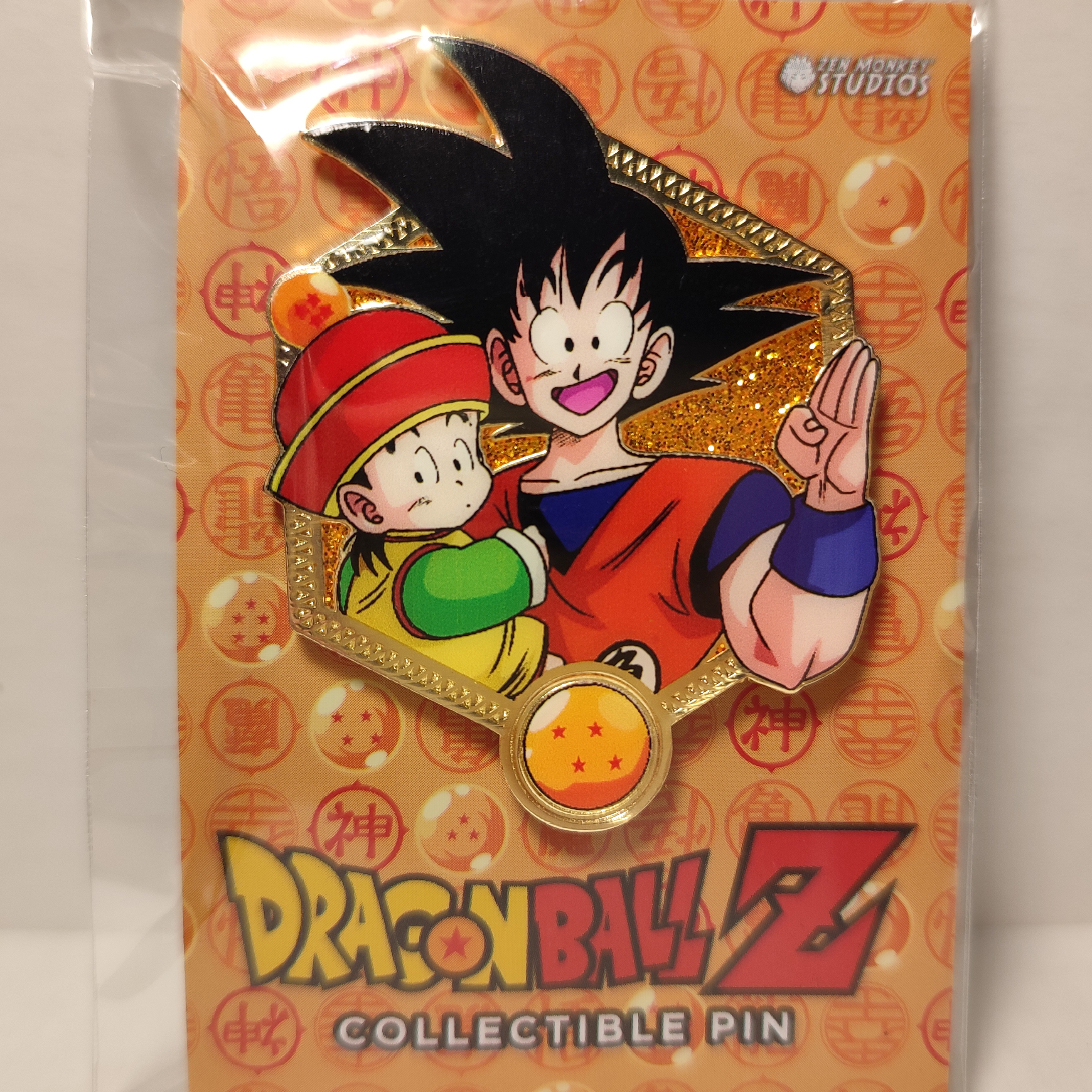 Dragon Ball Z - Goku & Baby Gohan Golden Series Pin