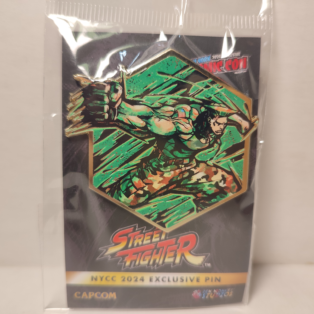 Street Fighter - Guile Painterly Series Pin
