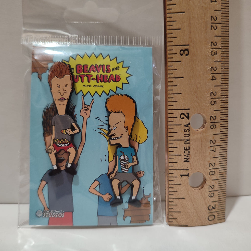 Beavis And Butthead - Eating Enamel Pin Set