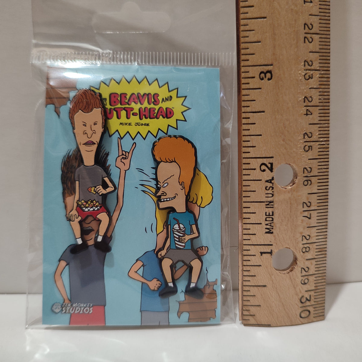 Beavis And Butthead - Eating Enamel Pin Set