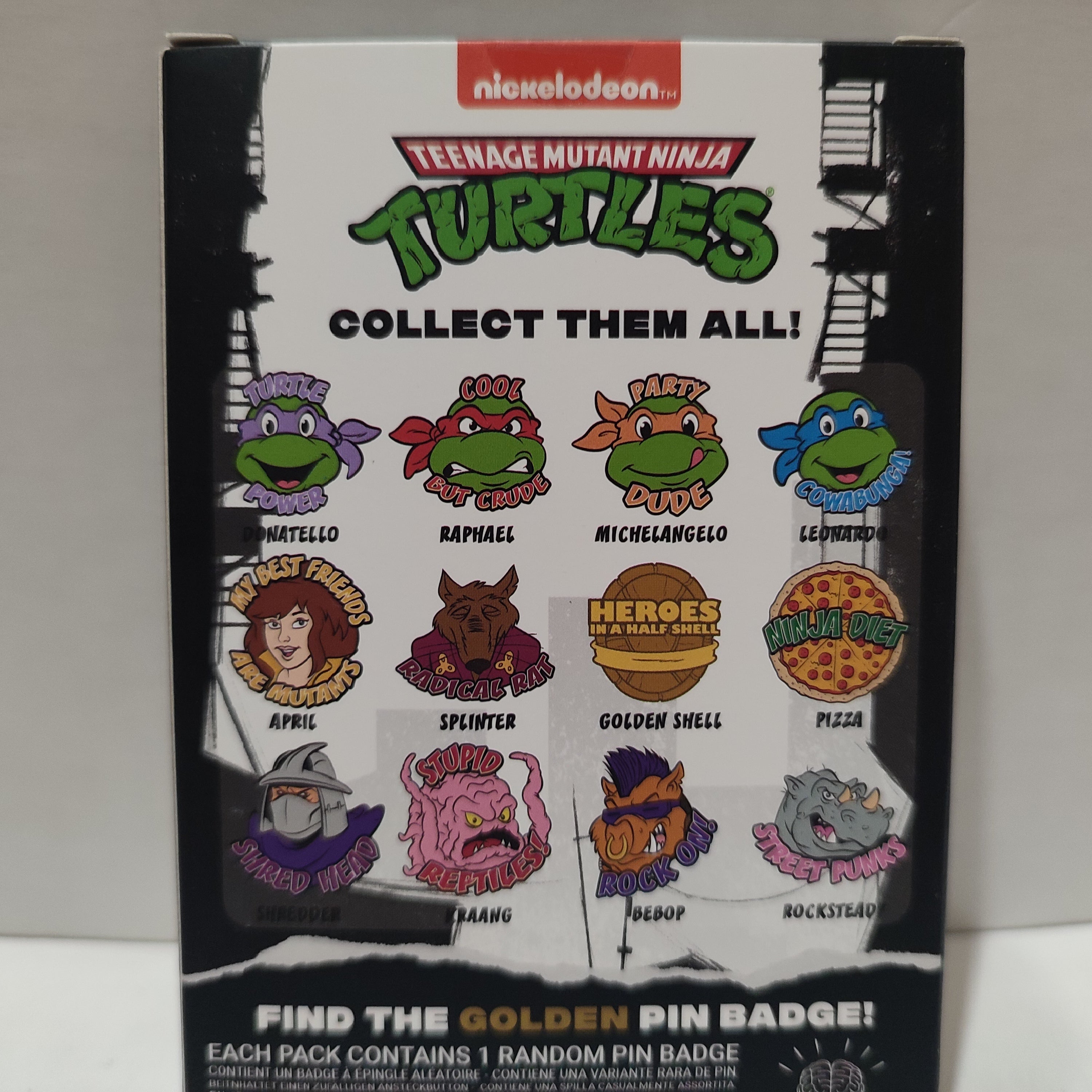 TMNT - Mystery Pin Badge Series Box (1 Random Pin)