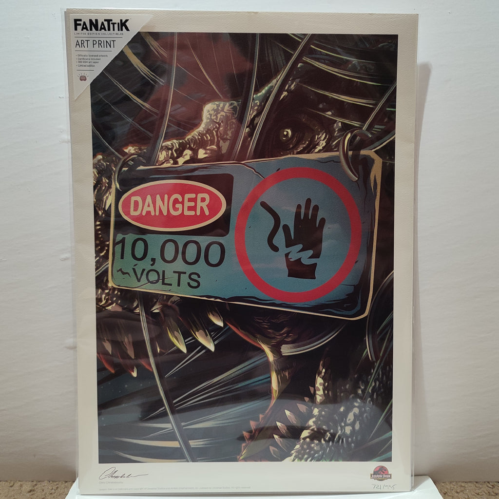 Jurassic Park - Electric Gate Limited Edition Art Print