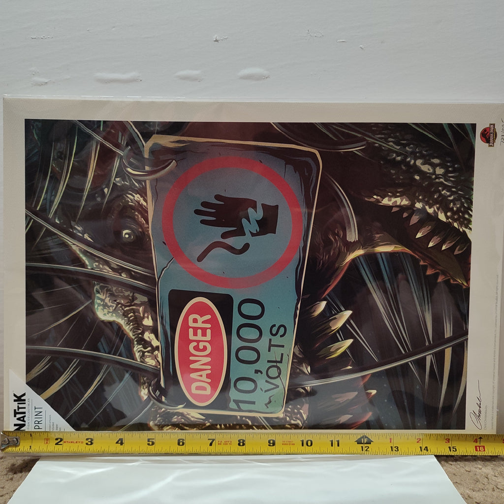 Jurassic Park - Electric Gate Limited Edition Art Print