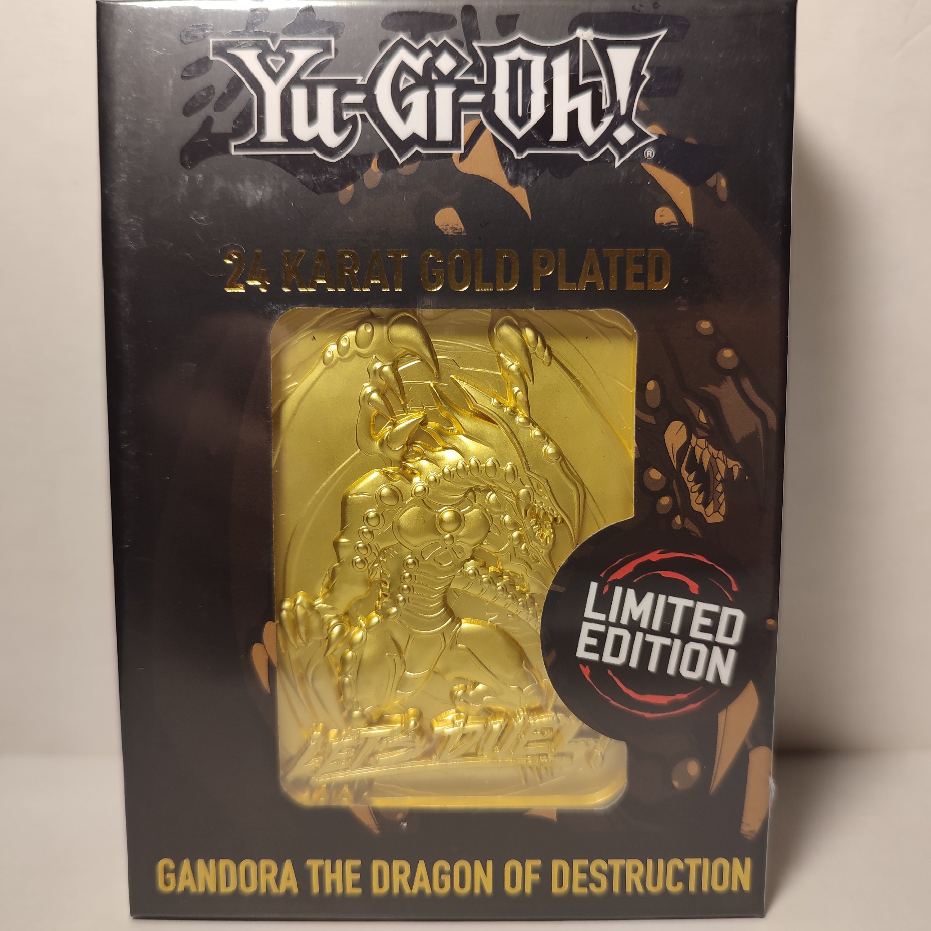 Yu-Gi-Oh! - Gandora The Dragon Of Destruction 24k Gold Plated Ingot