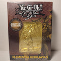 Yu-Gi-Oh GX - Elemental Hero Avian 24k Gold Plated Ingot