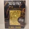 Yu-Gi-Oh! - Black Skull Dragon 24k Gold Plated Ingot